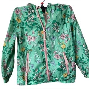 Cat & Jack Girls Floral Rain Coat, 5T